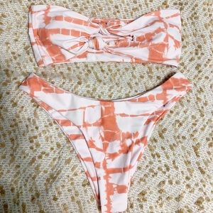 SHEIN Tye Dye Bathing Suit